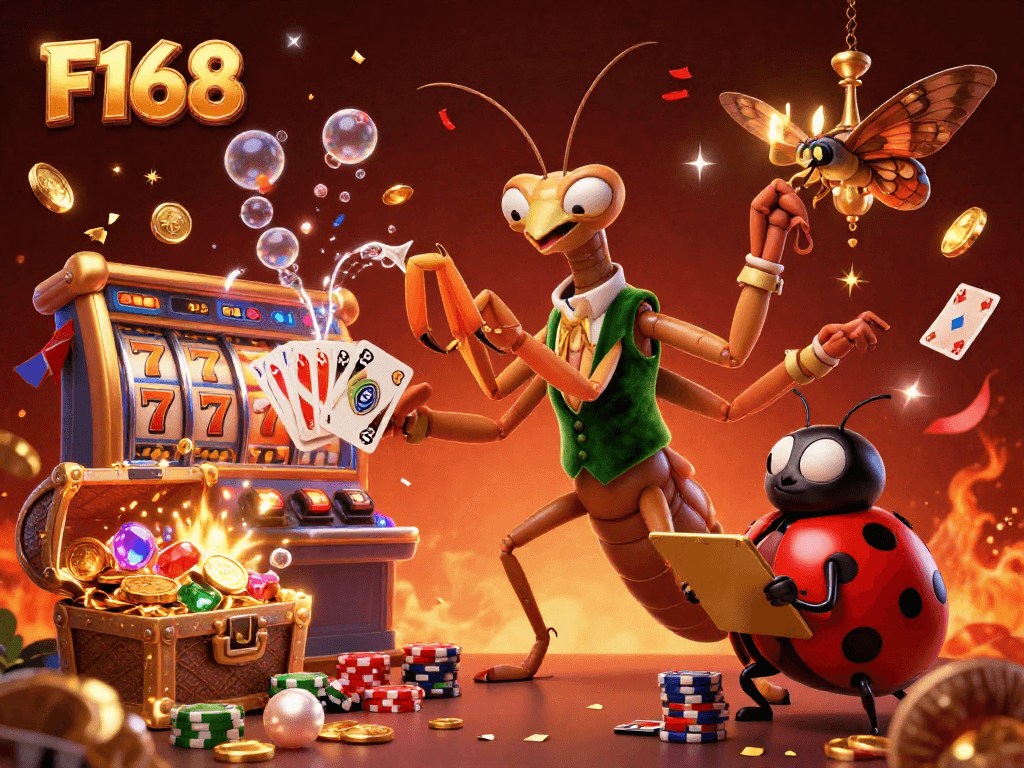 Experience thrilling gameplay at F168 with vibrant slot machines and dynamic casino action.