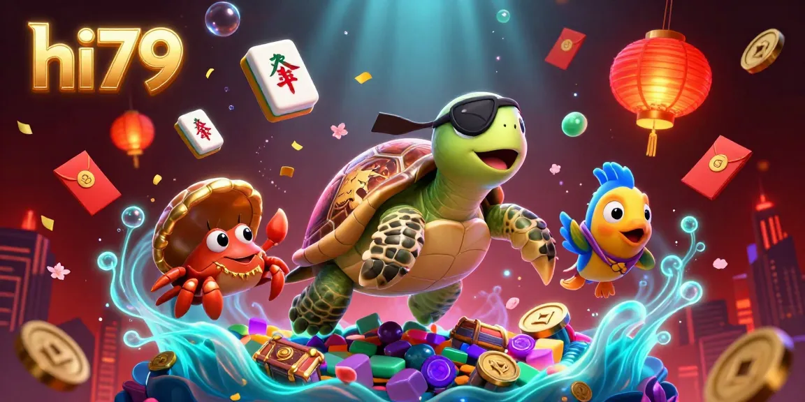 Engage in thrilling gameplay at hi79, showcasing dynamic characters and casino elements above sunken treasure.