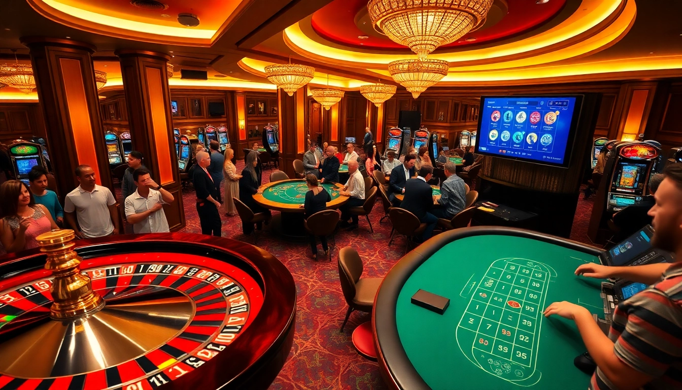 Engage in thrilling gameplay at https://hm88.blue/ with vibrant casino action featuring roulette and blackjack tables.