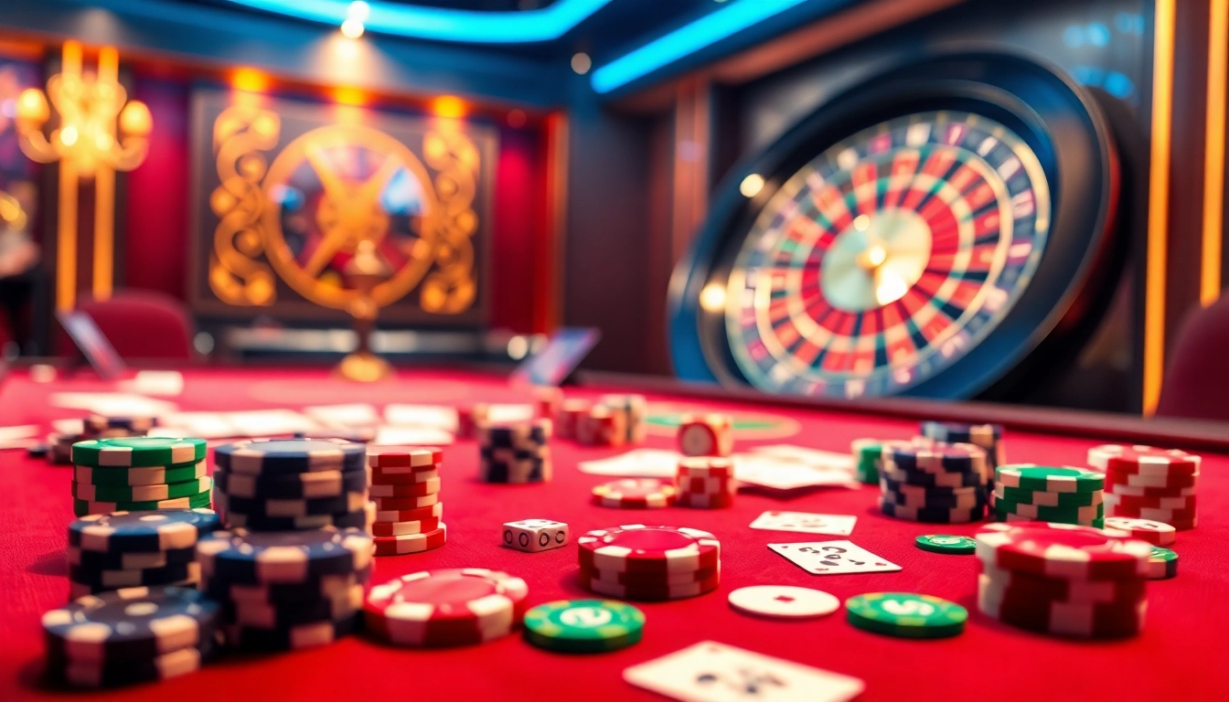 BL555 players engaging in high-stakes roulette and poker action in a luxurious casino setting.