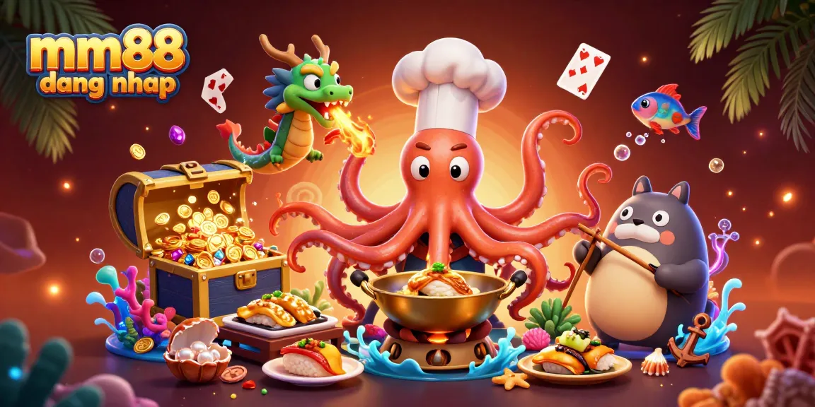 Experience immersive gaming with mm88 dang nhap showcasing exciting casino flavors and vibrant characters.