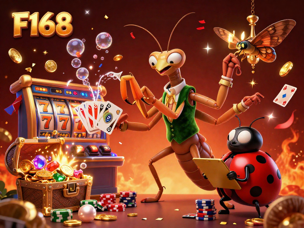 Experience thrilling gameplay at F168 with vibrant slot machines and dynamic casino action.