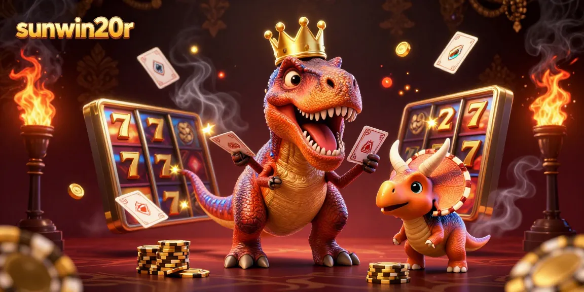 Win big with sunwin20r by enjoying lively slots and a fun dinosaur-themed casino experience.
