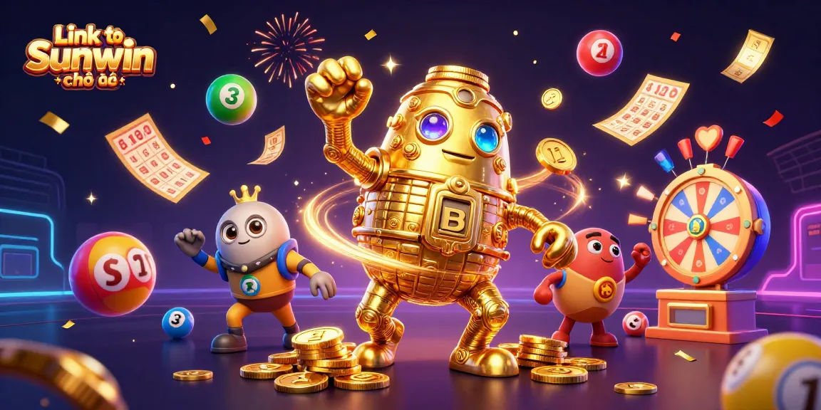 Engage with "Link vào Sunwin chính thức" as you experience vibrant lottery elements in a dynamic casino scene.
