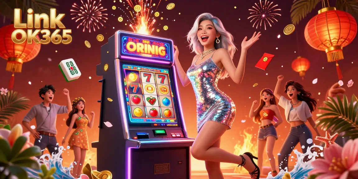 Celebrate wins at Link OK365 with exciting slot games and vibrant casino visuals.
