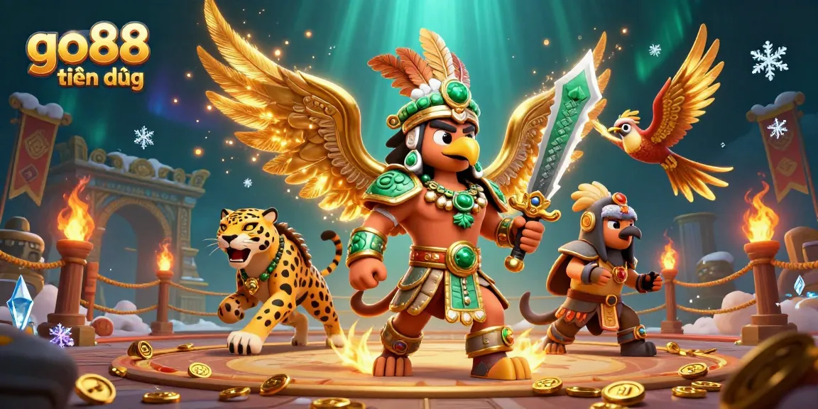 Experience thrilling action in go88 thiên đường with colorful warriors and exciting gaming elements.