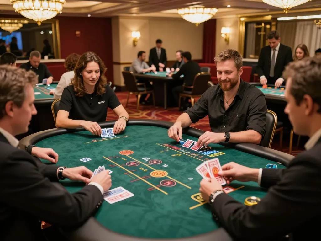 Experience the excitement of vb88 chính thức blackjack gameplay with winning hands showcased