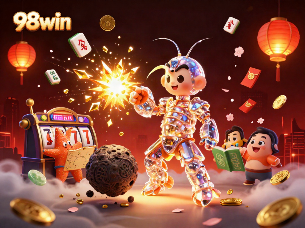 Engage with thrilling slots and majestic gameplay at 98win in a stunning cosmic casino setting.