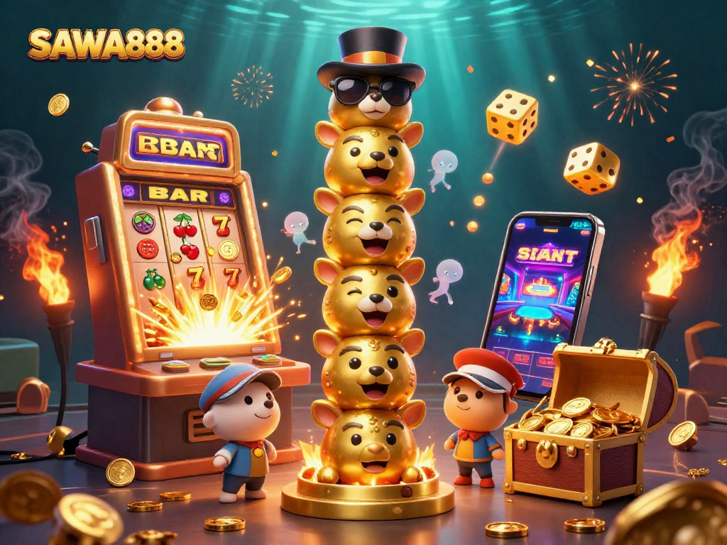 Experience winning thrills at SAWA888 with immersive slot games and vibrant rewards exploding everywhere.
