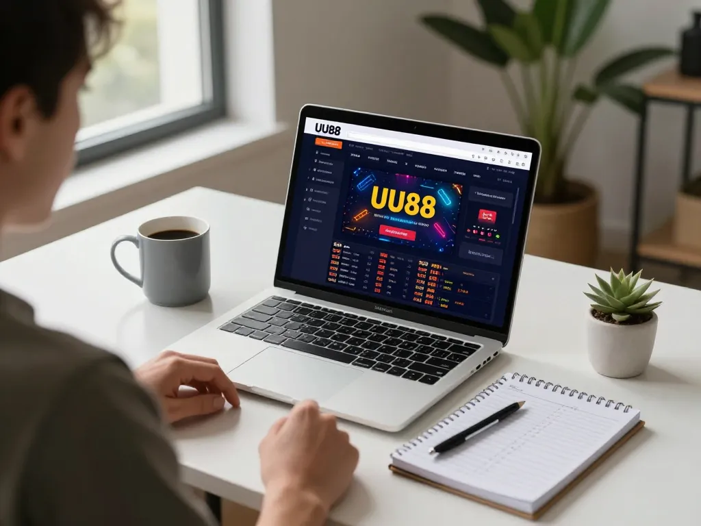 Engaging in online gambling strategies at UU88 while reviewing betting notes