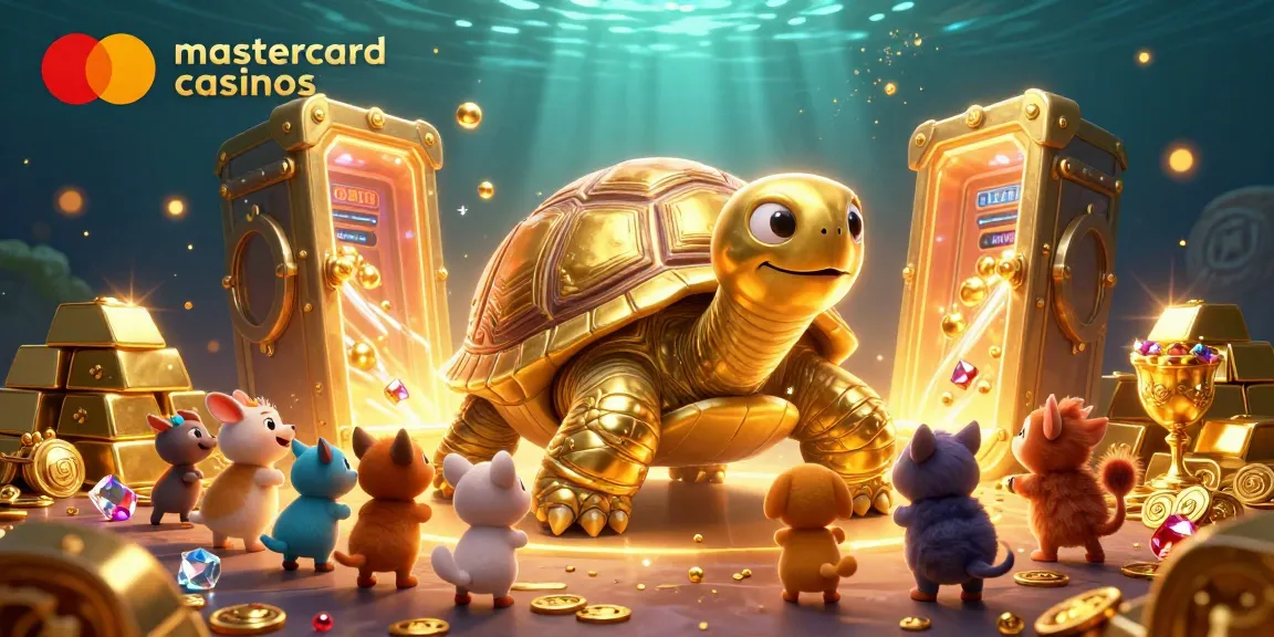 Experience thrilling gameplay at mastercard casinos with a lively golden tortoise pinball machine.