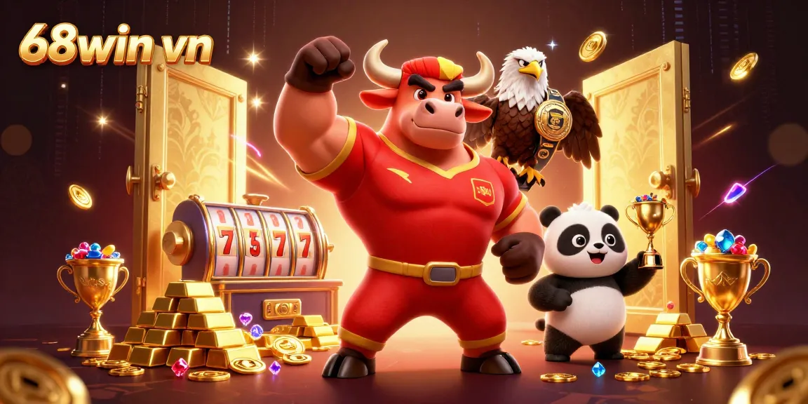 Engage in exciting gameplay at 68win vn with vibrant characters and casino elements featuring high-stakes fun.