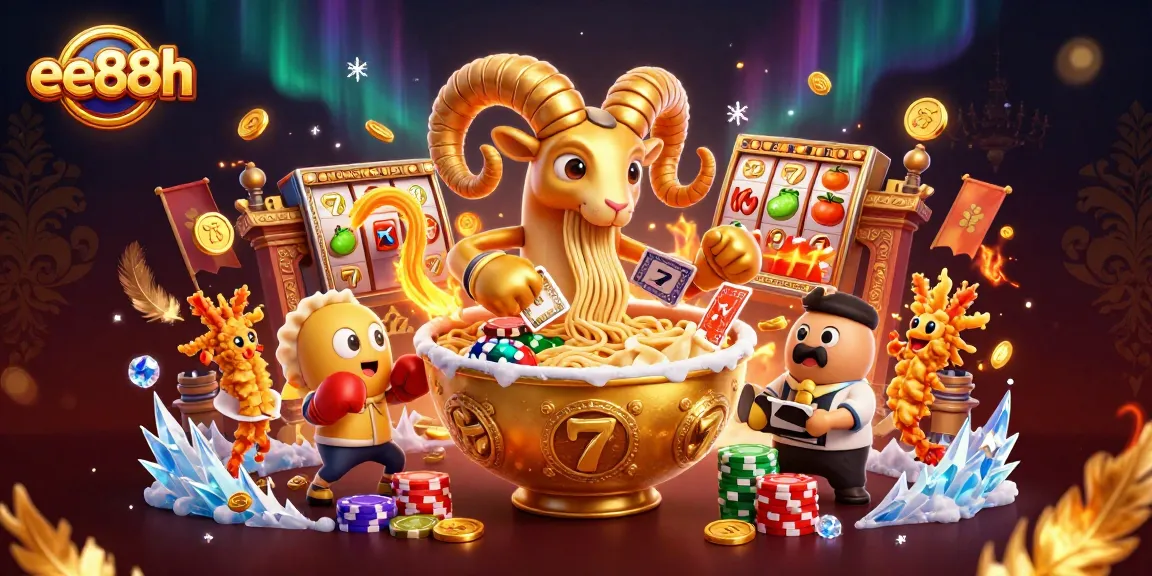 Win big at ee88h casino with engaging characters in a vibrant and dynamic gaming scene
