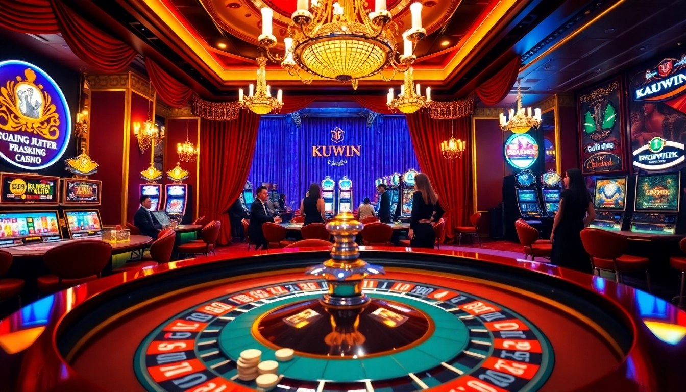 Experience the excitement of KUWIN at a luxurious casino with thrilling games and vibrant ambiance.