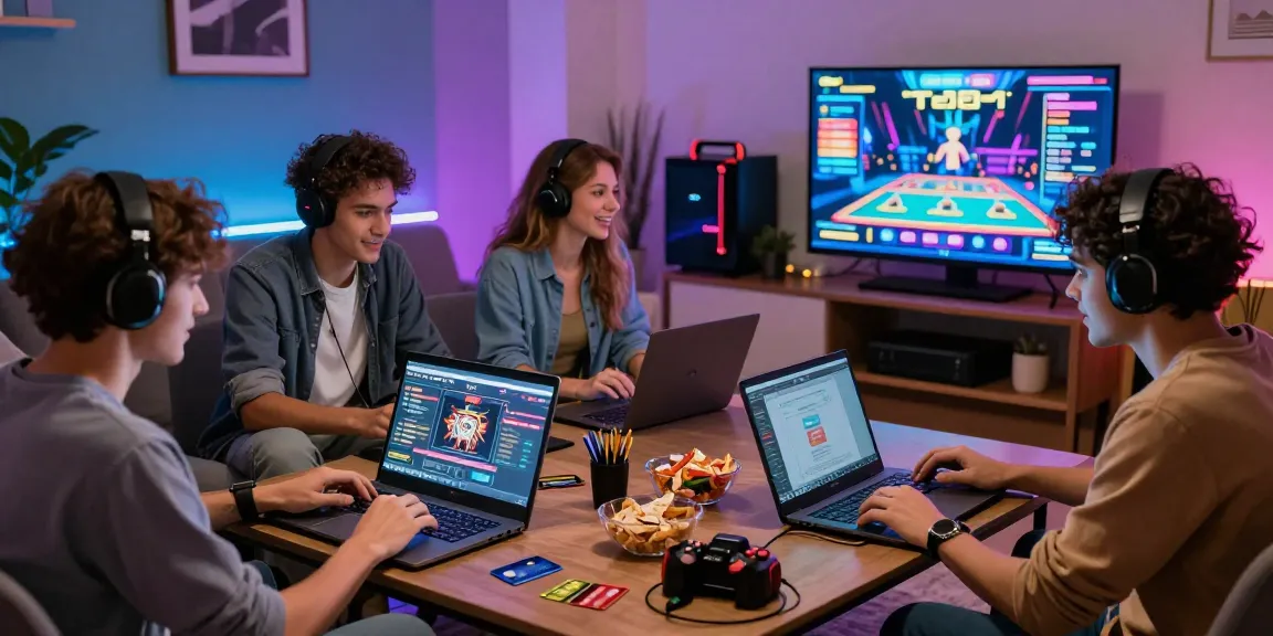 Explore the lively atmosphere of online gaming at https://transact.org.uk with friends using credit cards in a cozy setting.
