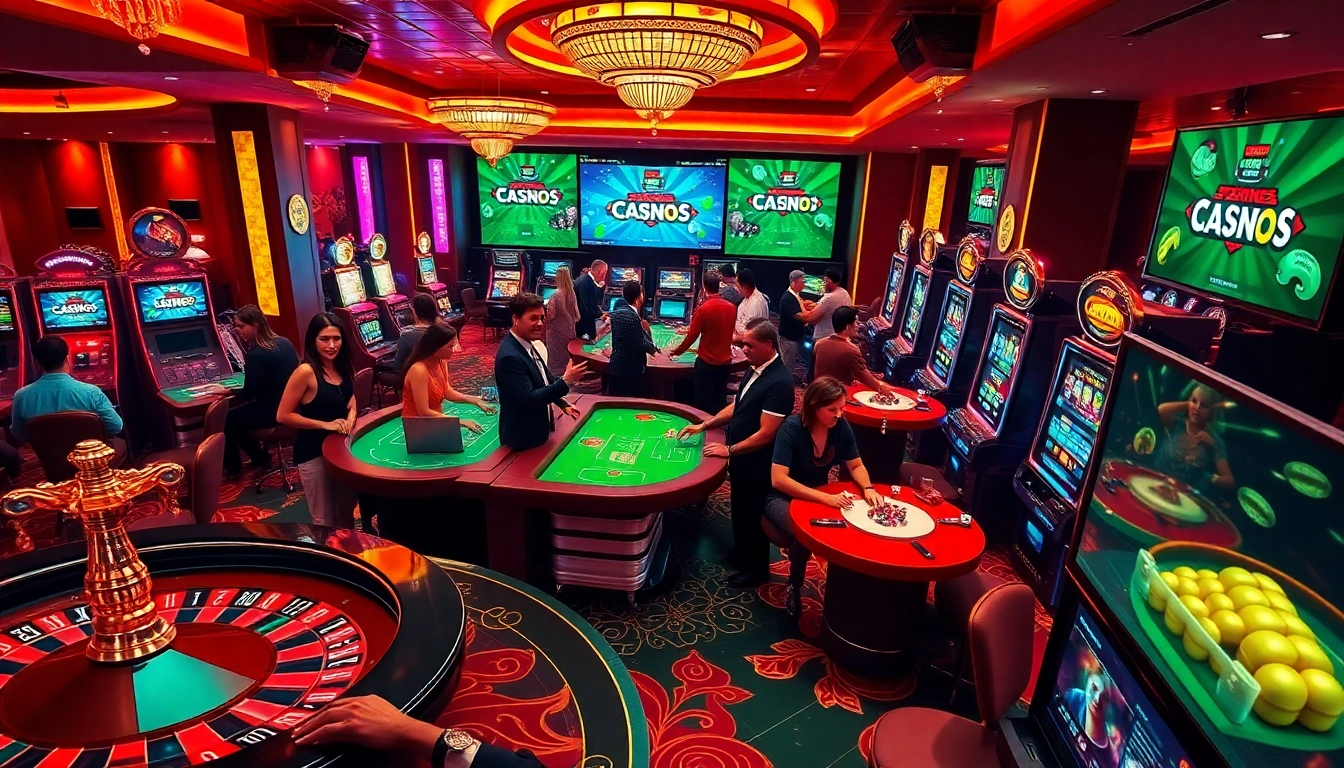 Engaging gameplay at c54.gb.net featuring vibrant casino tables and exciting gambling action.