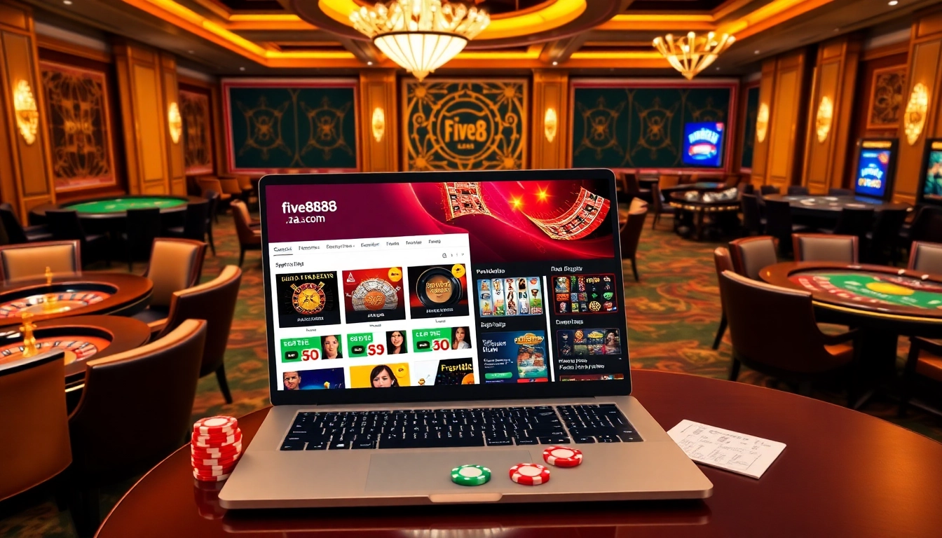 Experience the excitement of gambling at https://five88.za.com/ with vibrant casino tables and engaging gaming options.